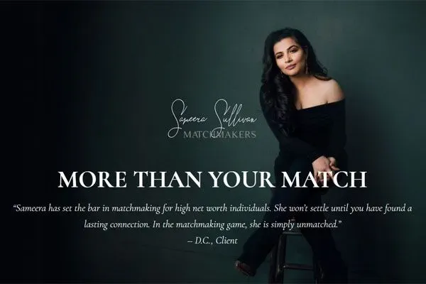 Sameera Sullivan Matchmaking Reviews [2025 Cost &amp; Process!]