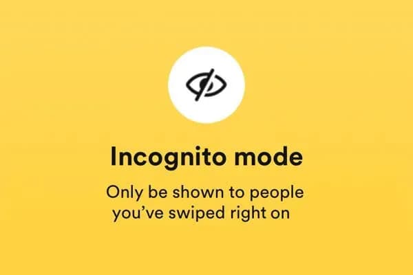 Bumble Incognito Mode Explained: How It Works & Cost