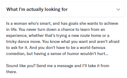 4 OkCupid Profile Tips For Guys That Really Work 26 looking for example