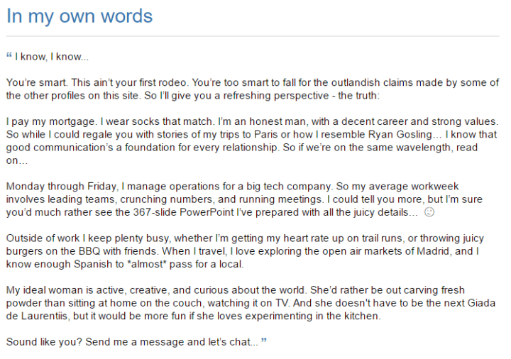 10 Great Dating Profile Examples (Templates For Men To Copy!)