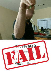 13 Online Dating Photo Tips For Guys Who Want More Dates 9 dating photo fail example