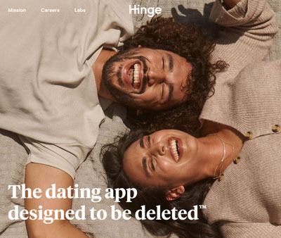 hinge dating app website