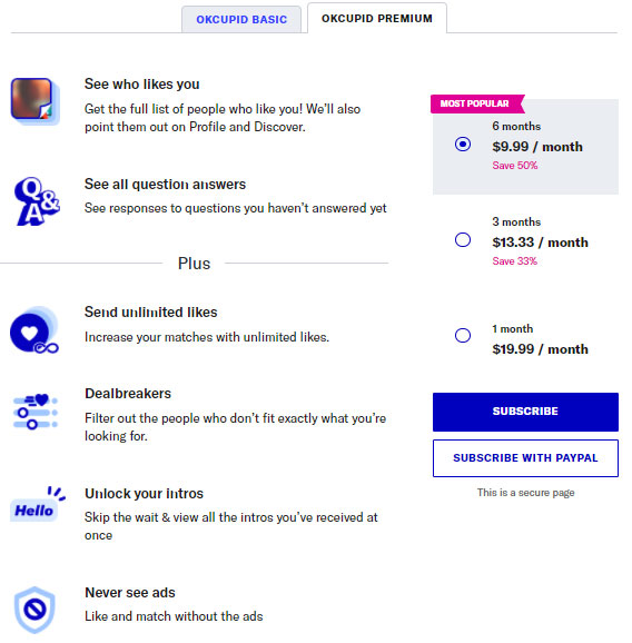 The 7 Best Sites & Apps For Men Dating Over 40 4 OkCupid 2022 Premium benefits