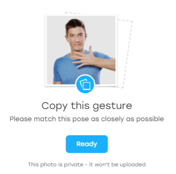 The photo you submit won’t be visible anywhere in your account, it’s strict...