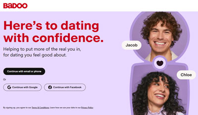 Badoo Reviews: Worth Trying Or Stick With Tinder? 1 Badoo website homepage