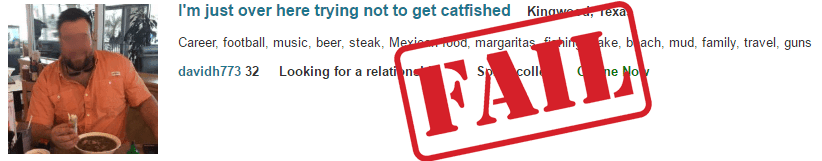 catfished headline