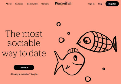 Plenty Of Fish dating site