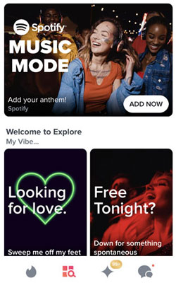 What Is Tinder? And Is It Just A Hookup App? (Updated 2023) 7 Tinder Explore icon in menu bar