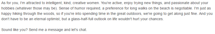About Me & Conversation Starter Ideas For Plenty Of Fish 7 good pof profile example for men
