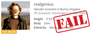 example of a bad seekingarrangement headline