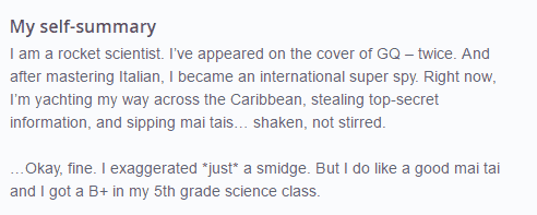 19 OkCupid Profile Examples For Guys That Work Great (2023) 8 cocky-funny-self-summary