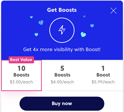 match profile boost cost