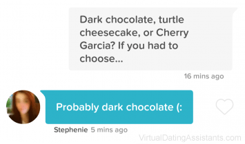Frage für Tinder