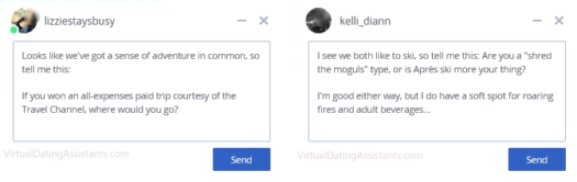 first message online dating examples