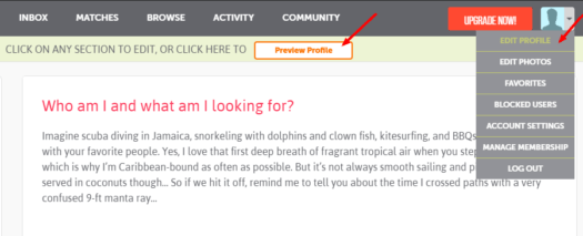 How To Share Your Dating Profile With Someone Online 3 christian mingle profile