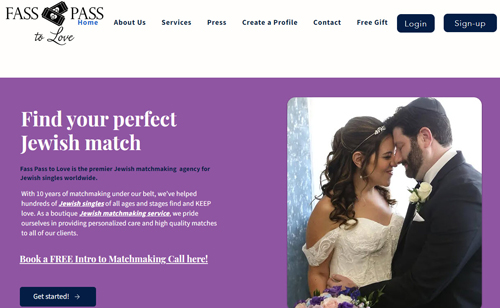Fass Pass To Love homepage