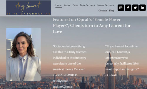 Amy Laurent Elite Matchmaking