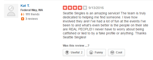 positive Seattle Singles review