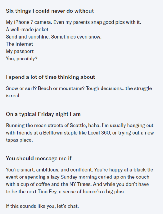3 Examples Of Witty Profiles For Dating Sites 3 Examples Of Witty Profiles For Dating Sites