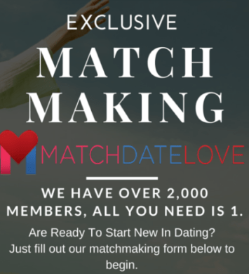 Match Date Love matchmaking services form
