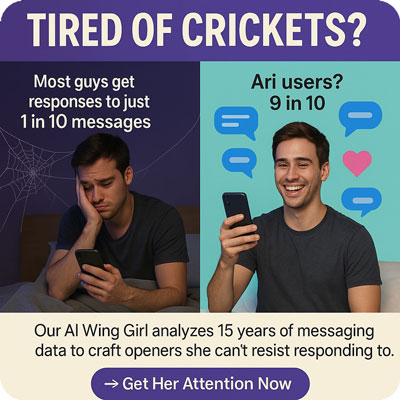 Tired Of Crickets? Let Ari Help!