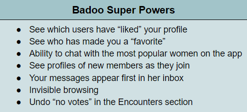 badoo super powers