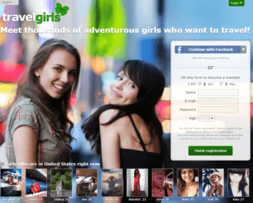 Travel Girls dating site