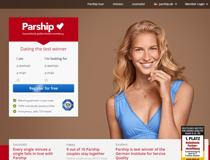 dating site parship