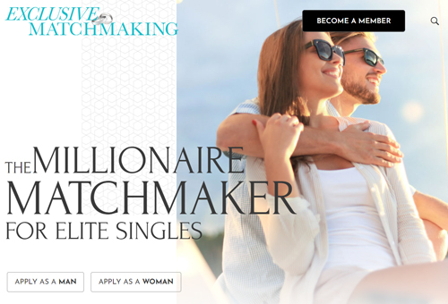 Exclusive Matchmaking DC homepage