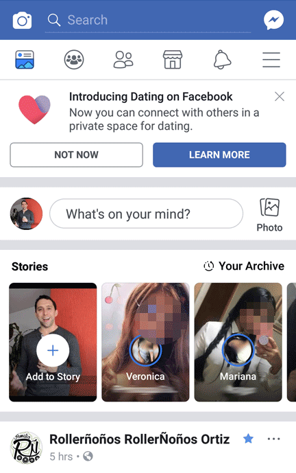 Facebook dating