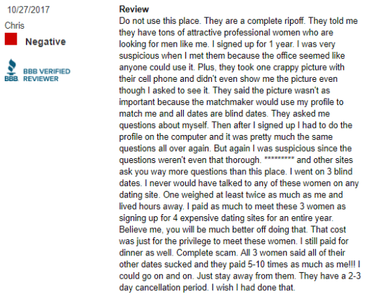 Connecticut Dating BBB reviews