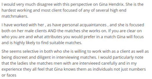 Gina Hendrix review