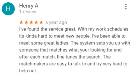 east bay matchmakers google reviews