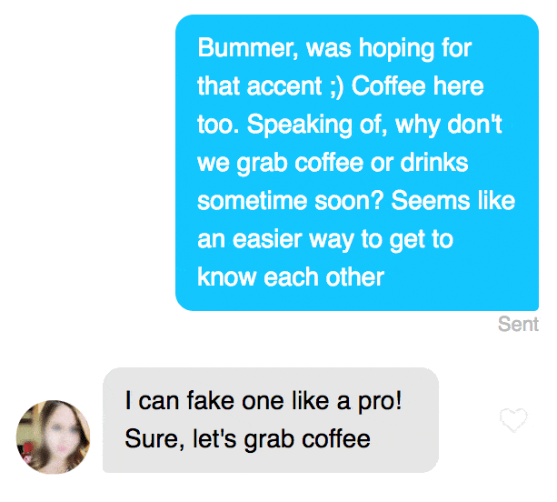 how to ask her out on tinder example