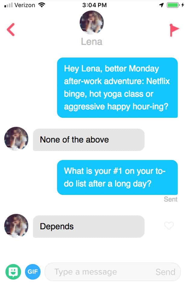 how to start and keep a conversation going on tinder