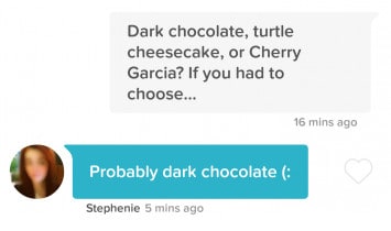 How to start chat on tinder