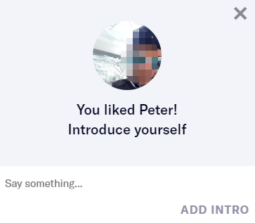 Mensaje de Introducción de OkCupid