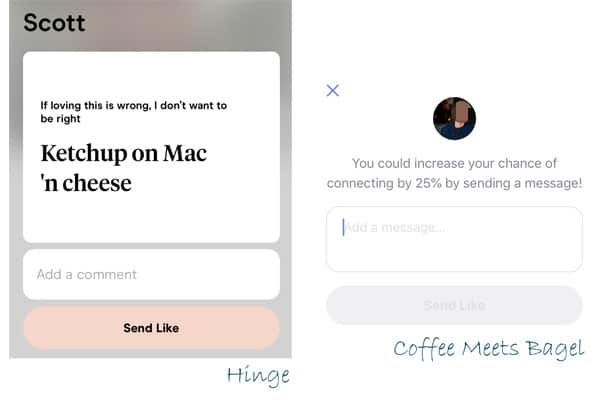 Coffee bagel notify screenshots does meets Coffee meets