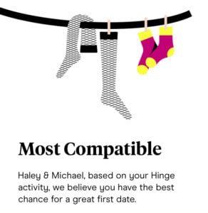 Hinge Most Compatible feature