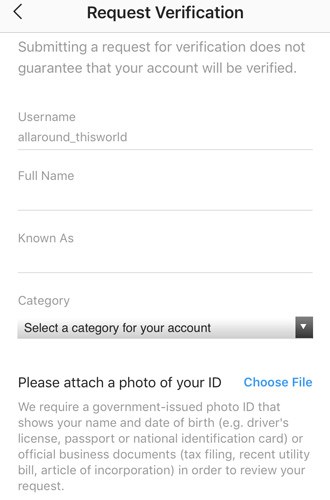 How To Verify Your Instagram Profile