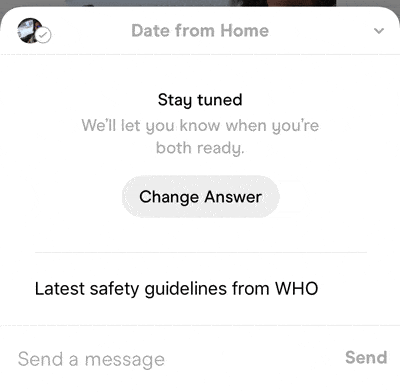 Hinge date from home status