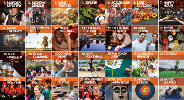 Events & Adventures Review (2023) - Is It Worth The Cost? 2 Events & Adventures Calendar Example