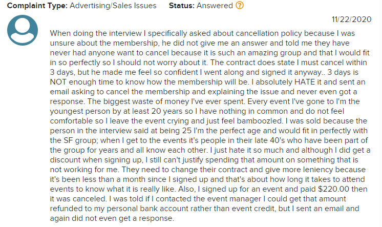 Events & Adventures Review (2023) - Is It Worth The Cost? 11 Events & Adventures BBB complaint