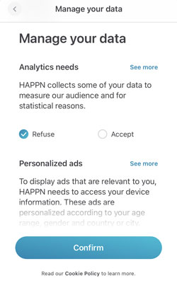 Happn data privacy