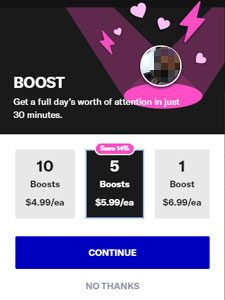OkCupid Profile Boost Kosten
