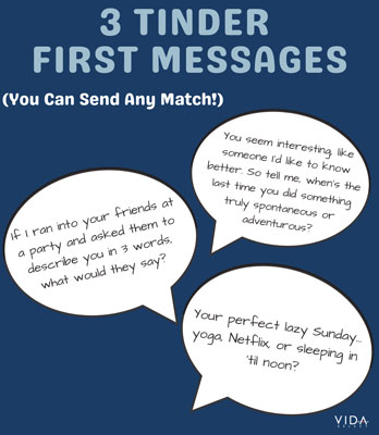 3 Ideias para a primeira mensagem do Tinder