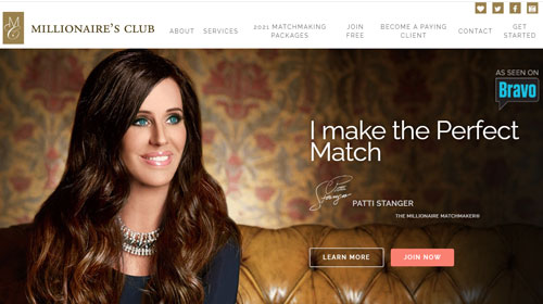 Elite matchmaker Patti Stanger