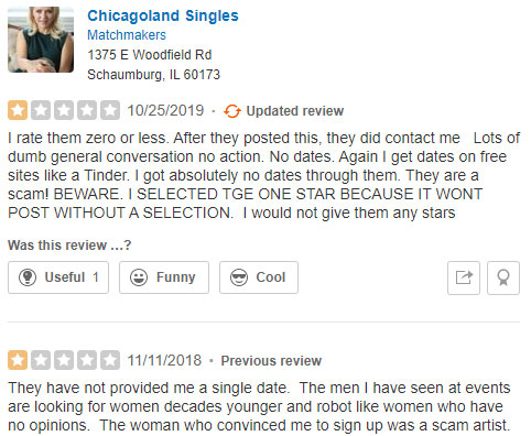 Chicagoland Singles Review (Should You Hire Them?) 10 Chicagoland Singles complaint