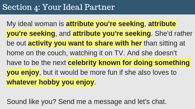POF Inbox A Ghost Town? These Expert Hacks Will Get Women Interested! 9 POF profile template part 4