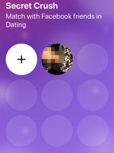 Facebook Dating secret crush list